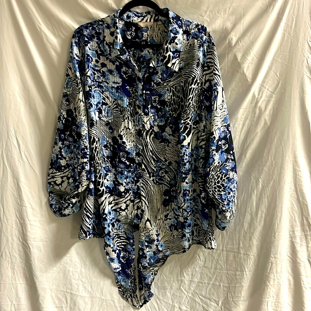 Beautiful Multi color top by Coral Bay, Size 3X